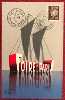 France, Carte FOIRE DE PARIS 1941 - (B3392) - Bolli Commemorativi