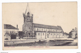 45 ASCHERES Le Marché Vers Artenay L'Eglise En 1917 - Artenay