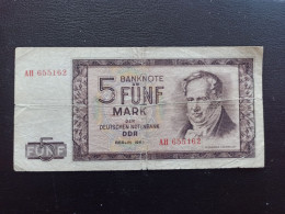 Billet RDA  5 Mark 1964 - Autres & Non Classés