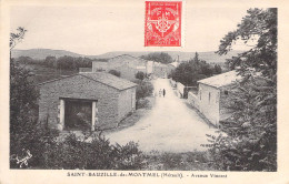 FRANCE - Saint Bauzille De Montmel - Avenue Vincent - Carte Postale Ancienne - Otros & Sin Clasificación