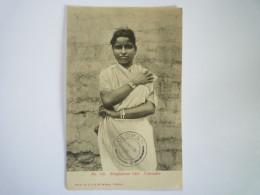 2023 - 2881  CEYLAN  :  SINGHALESE GIRL  -  COLOMBO   1911    XXX - Sri Lanka (Ceylon)