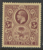Sierra Leone   1912   SG 162b  3d    Unmounted Mint - Sierra Leone (...-1960)