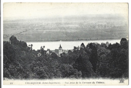 76    Villequier -  Vue Prise De La Terrasse Du Chateau - Villequier