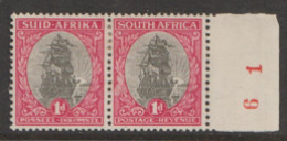 South Africa  1947 SG 115  1d Marginal  Mounted Mint - Unused Stamps