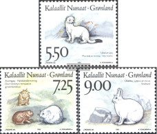 Denmark - Greenland 249-251 (complete Issue) Unmounted Mint / Never Hinged 1994 Locals Mammals - Neufs