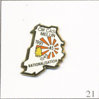 Pin's EDF / GDF - CMCAS De Melun - 45è Anniversaire De La Nationalisation (1946-91). Est. MTI. EGF. T711-21 - EDF GDF