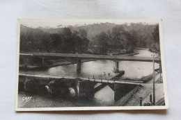 Cpsm 1947, Châteauneuf Du Faou, Vieux Pont Du Roi Et Pont Victor Le Guern, Finistère 29 - Châteauneuf-du-Faou