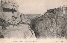 ALGERIE - Constantine - Les Gorges Du Rhummel - Carte Postale Ancienne - Konstantinopel