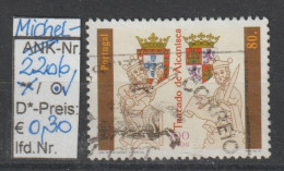 1997 - PORTUGAL - SM "700. Jahrestag - Vertrag V. Alcanices" 80 E Mehrf. - O Gestempelt - S.Scan (port 2206o) - Usati