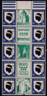 France Variétés  N°755 Bloc De 10 Avec Publicité "Provins" Qualité:** - Unused Stamps