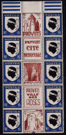 France Variétés  N°755 Bloc De 10 Avec Publicité "Provins" Qualité:** - Unused Stamps