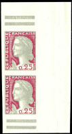 France Variétés  N°1263 Paire De Carnet Non Dentelé Bdf Qualité:** - 1960 Marianne (Decaris)