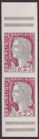 France Variétés  N°1263 Paire De Carnet Non Dentelé Qualité:** - 1960 Marianna Di Decaris