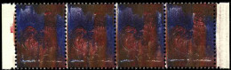 France Variétés  N°1331 Impression Totalement Maculée Bande De 4 Qualité:** - 1962-1965 Coq De Decaris