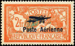 France Variétés Poste Aérienne N°1a  Coin De L'écusson Cassé TB Centré (cote 2100+100%=4200) Qualité:** - Non Classificati