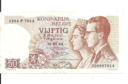 BELGIQUE 50 FRANCS 1966 VF P 139 - Sonstige & Ohne Zuordnung