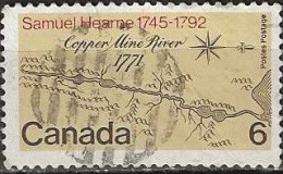 CANADA 1971 Bicentenary Of Samuel Hearne's Expedition To The Coppermine River - 6c River Chart FU - Gebraucht