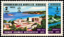 Nouvelles Hébrides  N°433a/434a   1ère Assemblée Représentative 2 Valeurs Qualité:** - Other & Unclassified