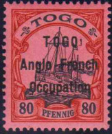 Togo  N°40 80 Pfennig  Rouge Et Noir Sur Rose  Qualité:** - Other & Unclassified
