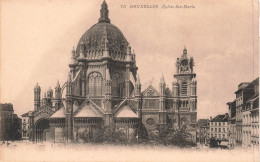 BELGIQUE - Bruxelles - Eglise Sainte Marie - Carte Postale Ancienne - Monumenten, Gebouwen