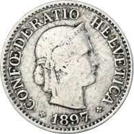 Monnaie, Suisse, 10 Rappen, 1897 - Autres & Non Classés