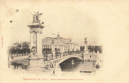 FRANCE - Paris - Exposition De 1900 - Le Pont Alexandre Et Le Grand Palais - Animé - Carte Postale Ancienne - Expositions
