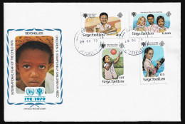 SEYCHELLES FDC COVER - 1979 International Year Of The Child SET FDC (FDC79#04) - Seychelles (1976-...)