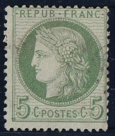France N°53f - Fond Ligné - Oblitéré - TB - 1871-1875 Ceres