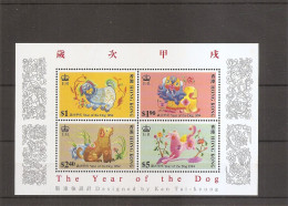 Hong-Kong - Année Du Chien ( BF 30 XXX -MNH ) - Blocs-feuillets