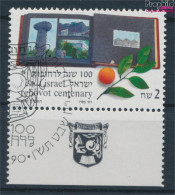 Israel 1150 Mit Tab (kompl.Ausg.) Gestempelt 1990 100 Jahre Rehovot (10253512 - Usati (con Tab)