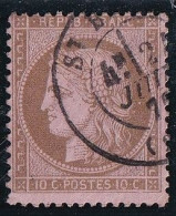 France N°58 - Oblitéré - TB - 1871-1875 Ceres