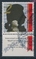 Israel 1204 Mit Tab (kompl.Ausg.) Gestempelt 1991 Wolfgang Amadeus Mozart (10253482 - Oblitérés (avec Tabs)