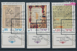 Israel 1236-1238 Mit Tab (kompl.Ausg.) Gestempelt 1992 Jüdische Festtage (10253459 - Usados (con Tab)