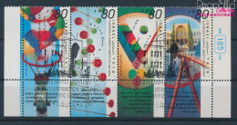 Israel 1262-1265 Mit Tab (kompl.Ausg.) Viererstreifen Gestempelt 1993 Physikalische Gesetze (10253447 - Used Stamps (with Tabs)