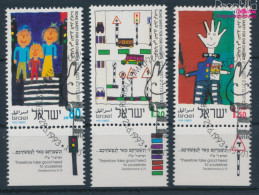 Israel 1266-1268 Mit Tab (kompl.Ausg.) Gestempelt 1993 Kinderzeichnungen (10253446 - Gebraucht (mit Tabs)