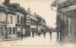 Albert * La Rue D'amiens Complètement Détruite Par Les Allemands * Ww1 * Orfèvrerie Lunetterie - Albert