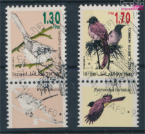 Israel 1280II-1281II Mit Tab (kompl.Ausg.) Gestempelt 1993 Singvögel (10253436 - Usados (con Tab)