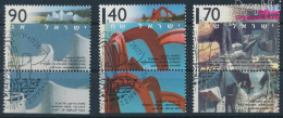 Israel 1321-1323 Mit Tab (kompl.Ausg.) Gestempelt 1995 Monumentalskulpturen (10253412 - Usados (con Tab)