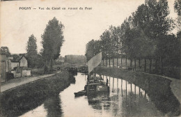 Pogny * Vue Du Canal En Amont Du Pont * Péniche Batellerie * Chemin De Halage - Other & Unclassified