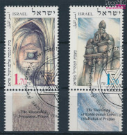 Israel 1424-1425 Mit Tab (kompl.Ausg.) Gestempelt 1997 Baudenkmäler (10253363 - Usati (con Tab)