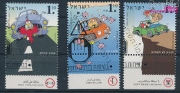 Israel 1432-1434 Mit Tab (kompl.Ausg.) Gestempelt 1997 Sicherheit Im Straßenverkehr (10253357 - Used Stamps (with Tabs)