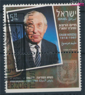 Israel 1458 Mit Tab (kompl.Ausg.) Gestempelt 1998 Chaim Herzog (10253344 - Usados (con Tab)