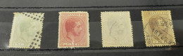 FERNANDO POO.  EDIFIL 5/8 US.  ALFONSO XII.  VALOR DE CATALOGO 70 € - Fernando Poo