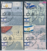 Israel 1739-1742 Mit Tab (kompl.Ausg.) Gestempelt 2003 Israelische Nationalflagge (10253838 - Gebraucht (mit Tabs)