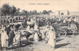 MAROC - Oudjda - Marché Indigene - Carte Postale Ancienne - Autres & Non Classés