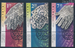 Israel 1885-1887 Mit Tab (kompl.Ausg.) Gestempelt 2006 Silberne Khamsa Amulette (10253776 - Used Stamps (with Tabs)