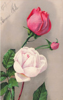 FÊTES - VŒUX - Bonne Fête - Des Fleurs- Colorisé - Carte Postale Ancienne - Autres & Non Classés