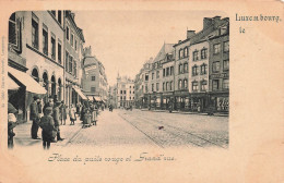 LUXEMBOURG - Place Du Puits Rouge Et Grand'rue - Carte Postale Ancienne - Lussemburgo - Città