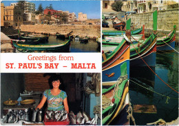 CPM AK St Paul's Bay Souvenir MALTA (1260760) - Malte