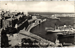 CPA AK Grand Harbour From Upper Barracca MALTA (1260403) - Malte